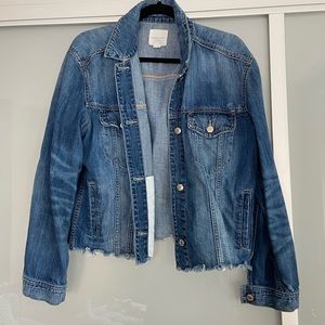 American Eagle Jean Jacket with distressing